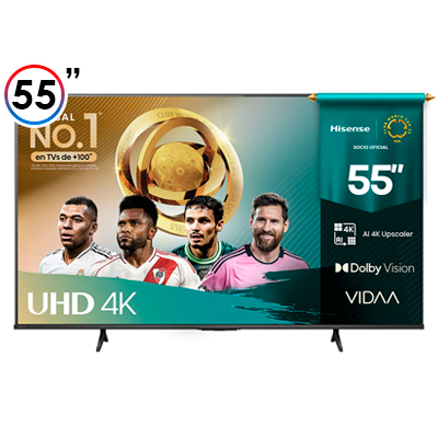 TELEVISOR HISENSE SMART TV UHD 4K 55