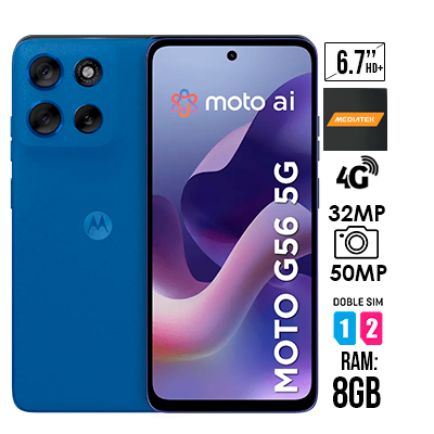 CELULAR MOTOROLA MOTO G56 256GB AZUL